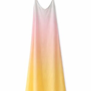 Gradient Maxi Dress in Pink and Yellow